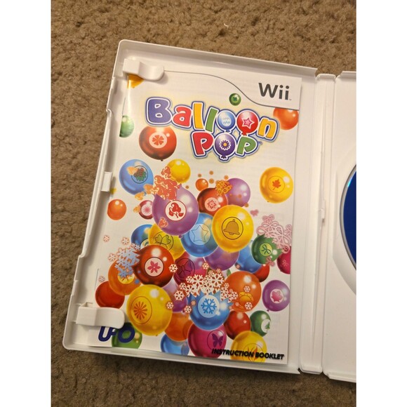 Balloon Pop Nintendo Wii Game (2007) Complete in Box w/ Manual CIB - Picture 4 of 5